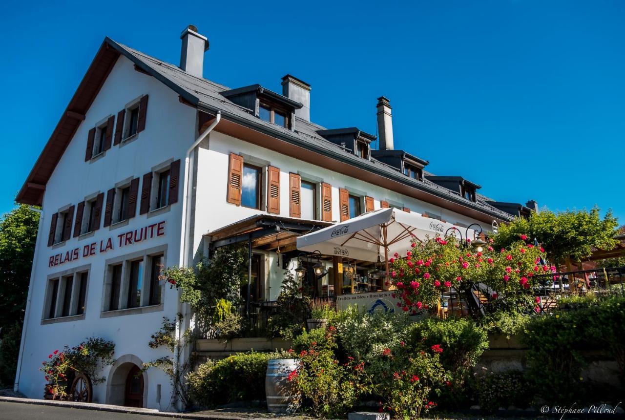 Hotel De La Truite & Spa Le Petit Nautilus Le Pont Exteriér fotografie